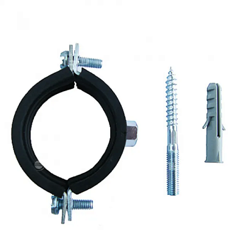 Хомут трубный 73-80 (2½") М8: фотография 1